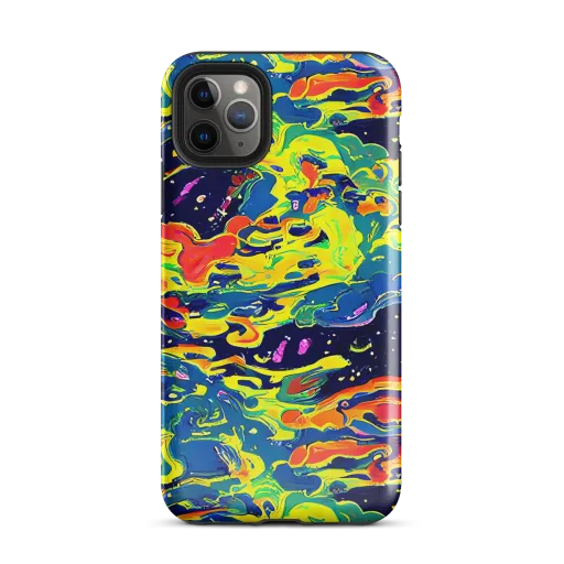 Ultramarine Heat on a Tough Case for iPhone®