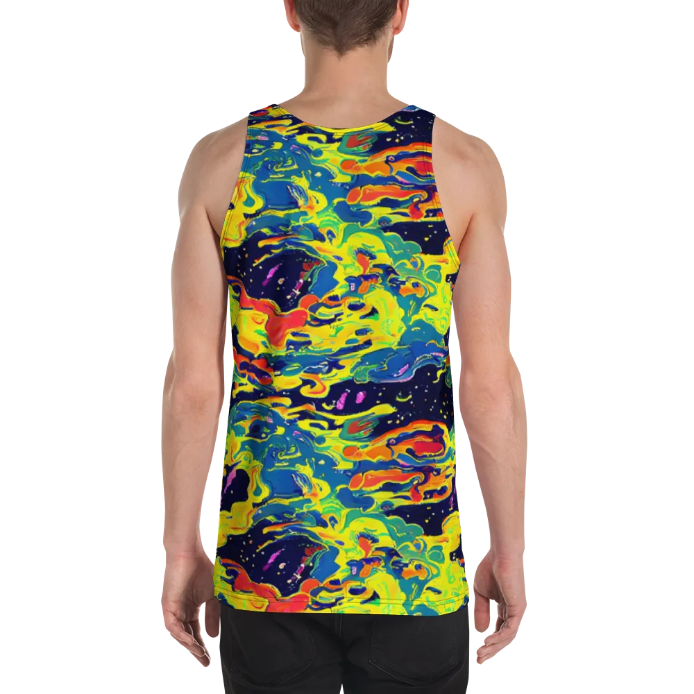 Ultramarine Heat on Men's Tank Top — Back
