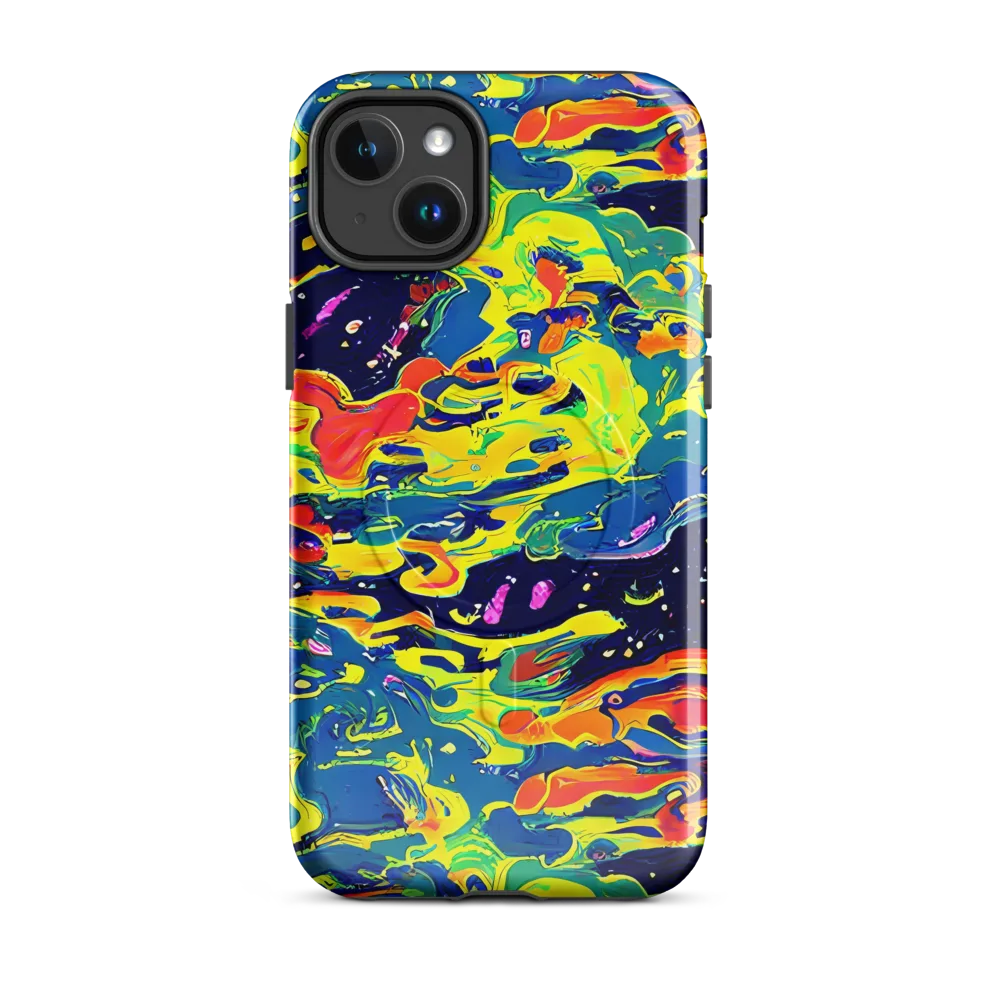 Ultramarine Heat on MagSafe Tough Case for iPhone® — Front