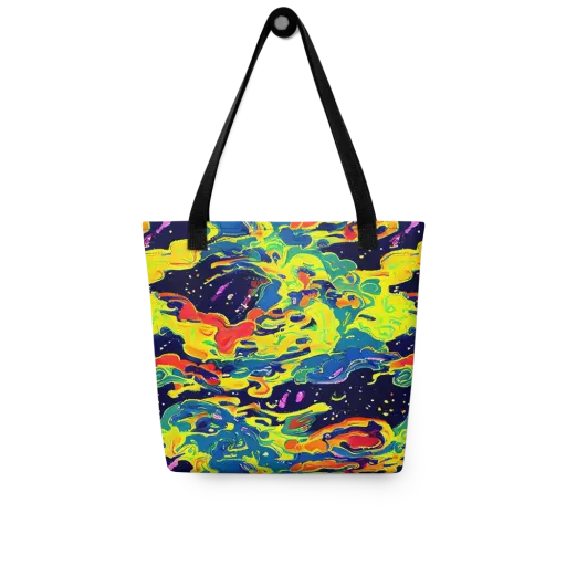 Ultramarine Heat on a Tote Bag
