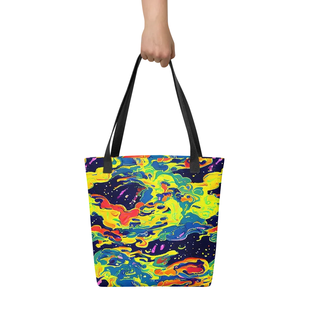 Ultramarine Heat on Tote Bag — Front