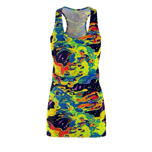 Ultramarine Heat on a Racerback Dress