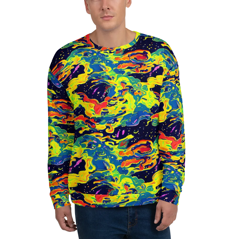 Ultramarine Heat on Sweatshirt — Front