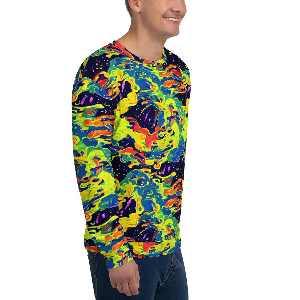 Ultramarine Heat on Sweatshirt — Right Front