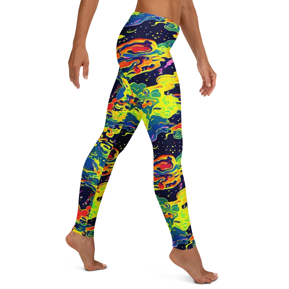 Ultramarine Heat on Leggings — Right