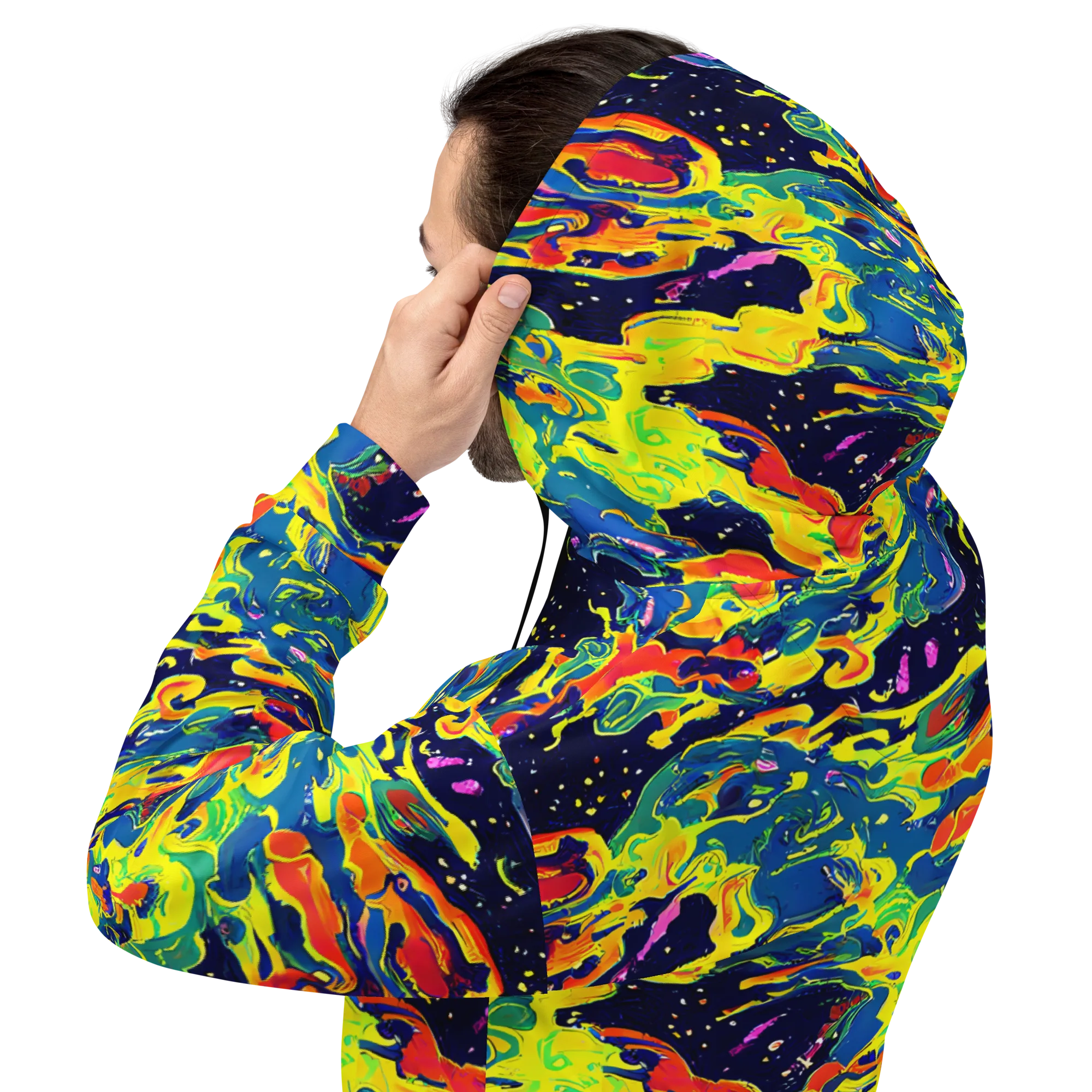 Ultramarine Heat on Hoodie — Back