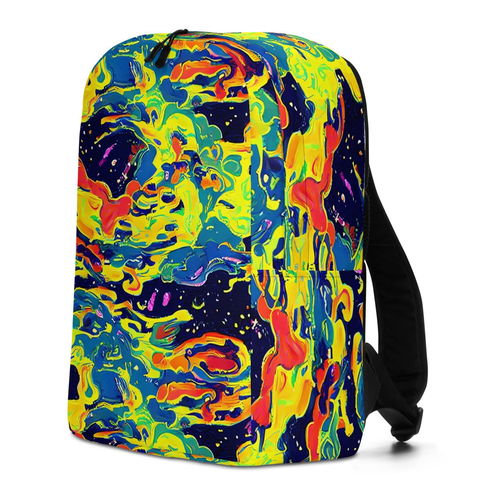Ultramarine Heat on Minimalist Backpack — Left