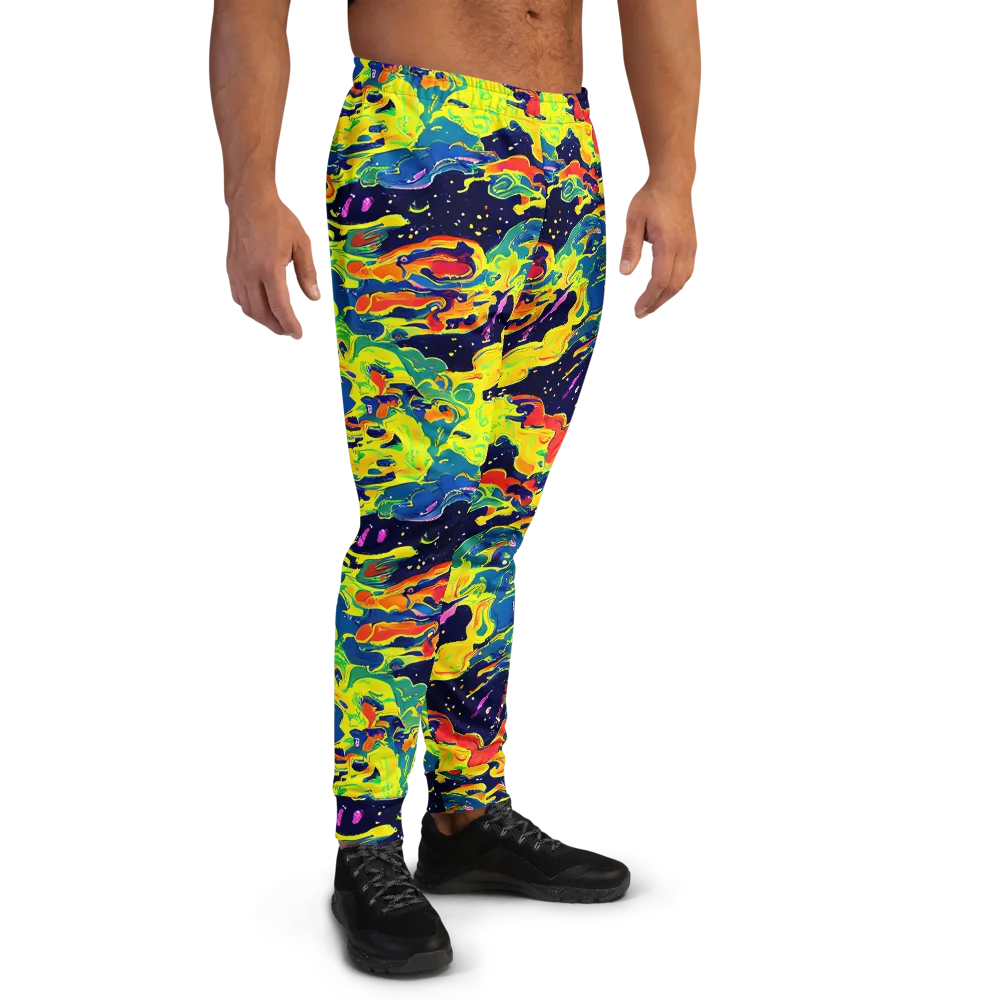 Ultramarine Heat on Men's Joggers — Right