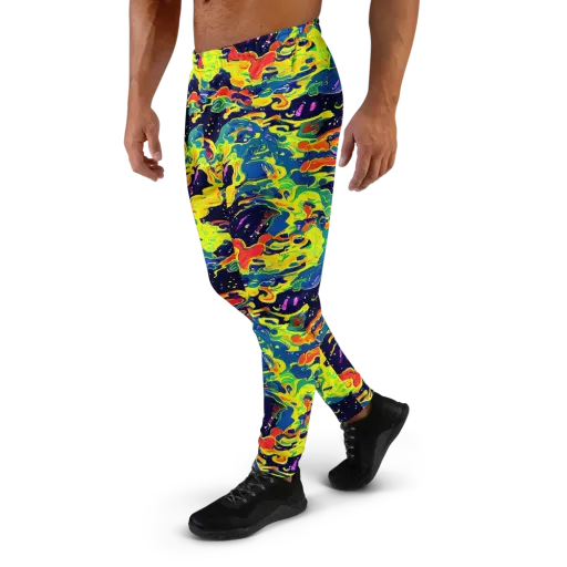 Ultramarine Heat on a Men's Joggers