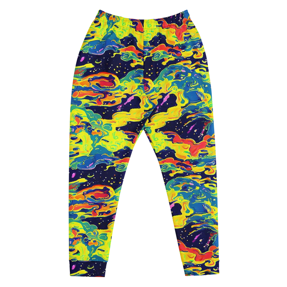 Ultramarine Heat on Men's Joggers — Front