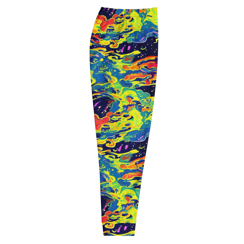 Ultramarine Heat on Men's Joggers — Right