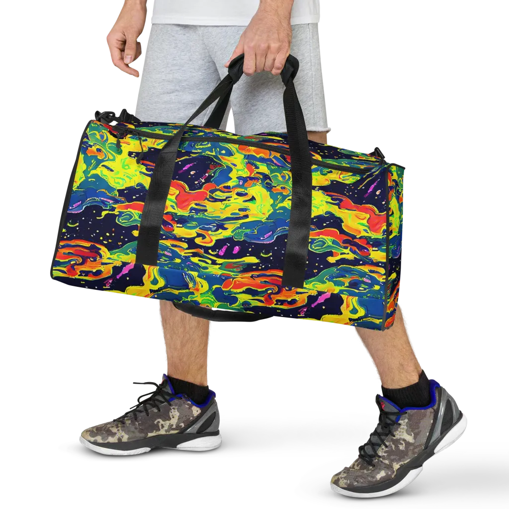 Ultramarine Heat on Duffle Bag — Front