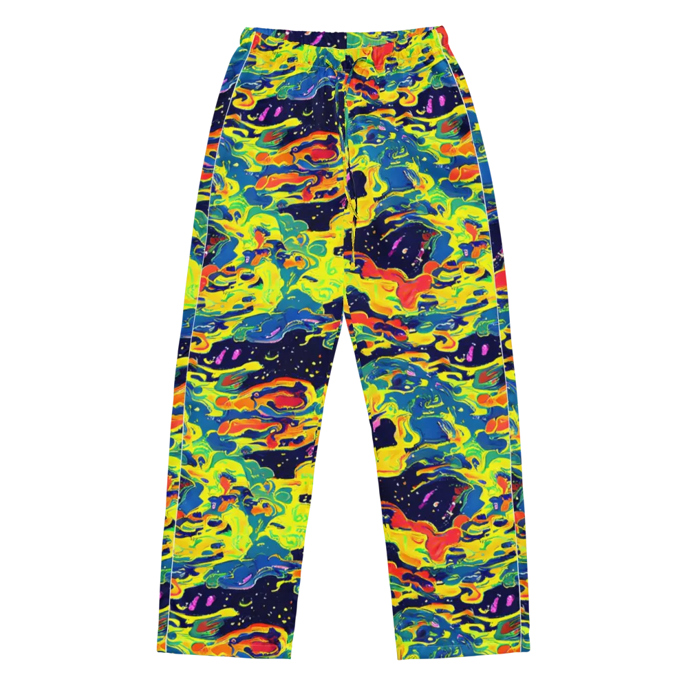 Ultramarine Heat on Women's Pajama Pants — Front