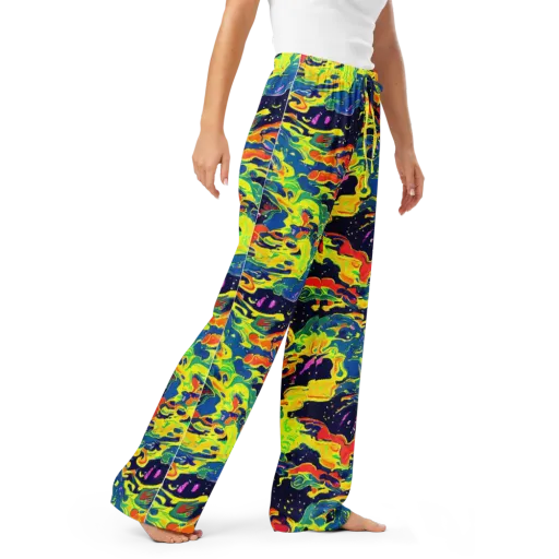 Ultramarine Heat on a Women's Pajama Pants