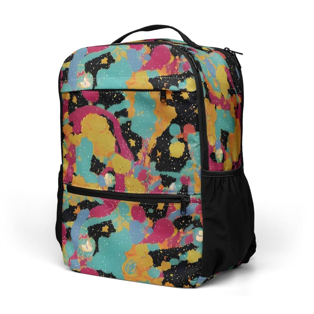 Saturated Reverie on Utility Backpack — Left Front