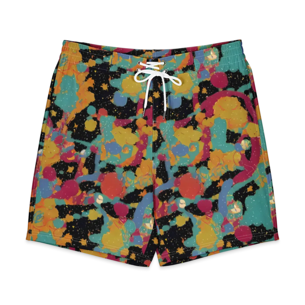 Saturated Reverie on Men's Board Shorts — Front
