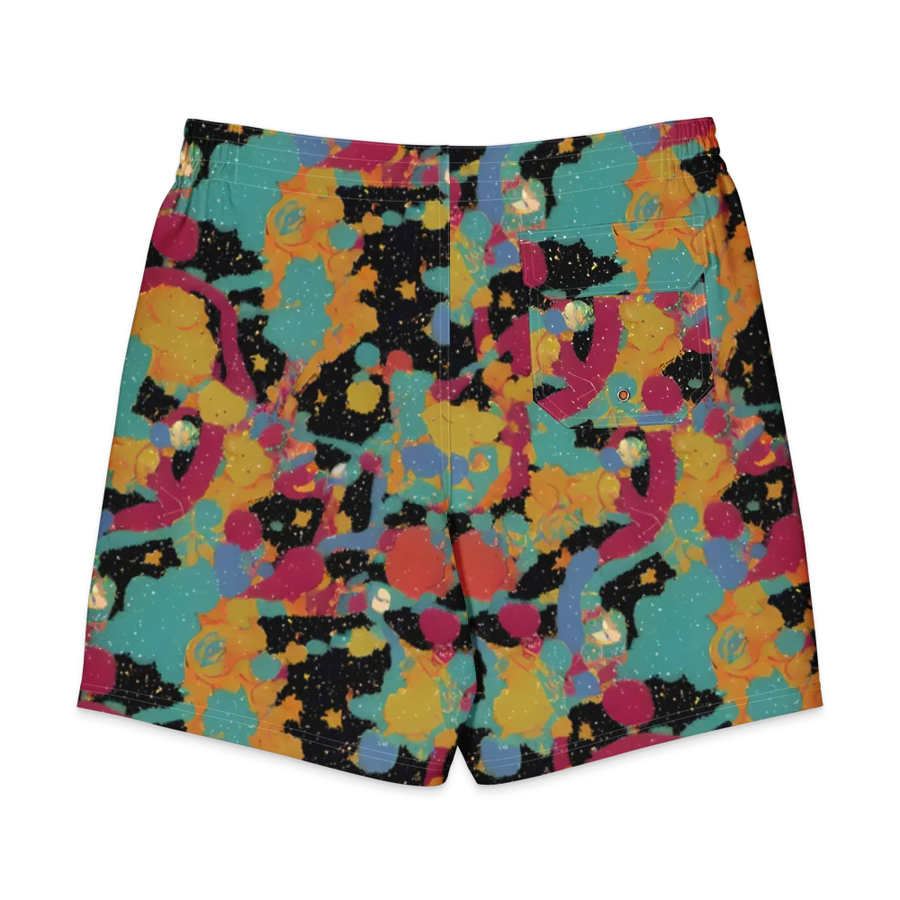 Saturated Reverie on Men's Board Shorts — Back