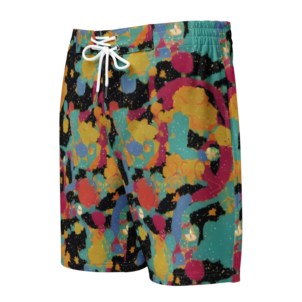 Saturated Reverie on Men's Board Shorts — Front