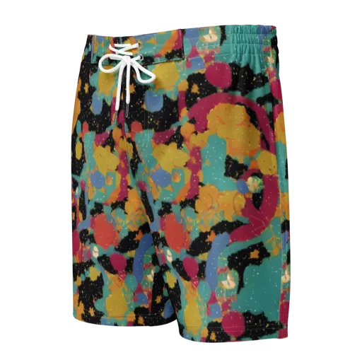 Saturated Reverie on a Men's Board Shorts