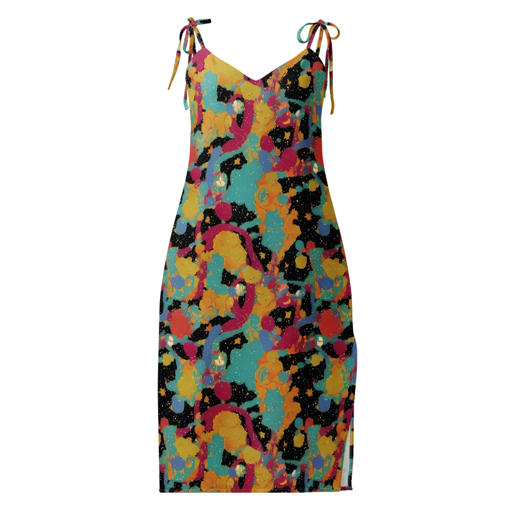 Saturated Reverie on Slip Dress — Front