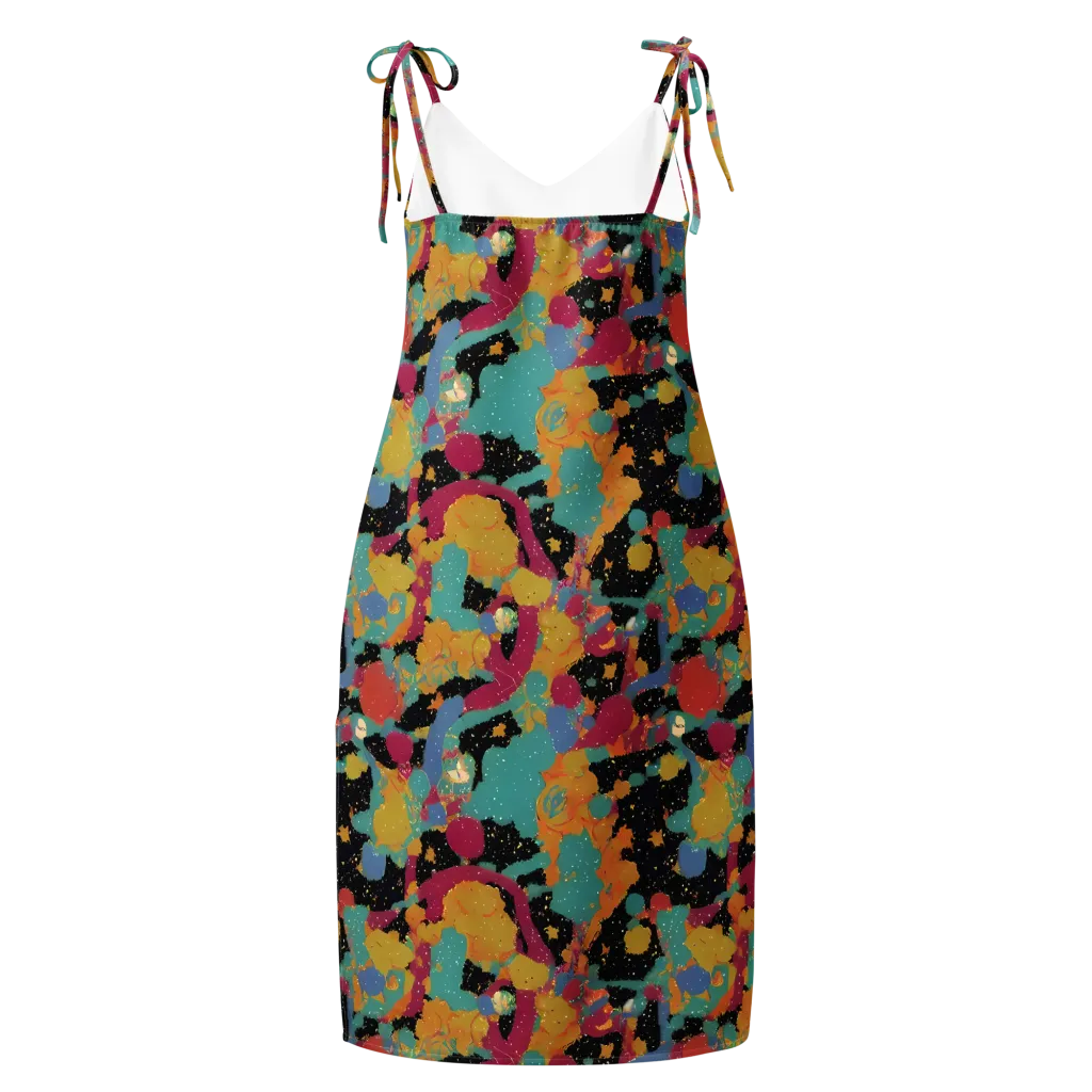 Saturated Reverie on Slip Dress — Back