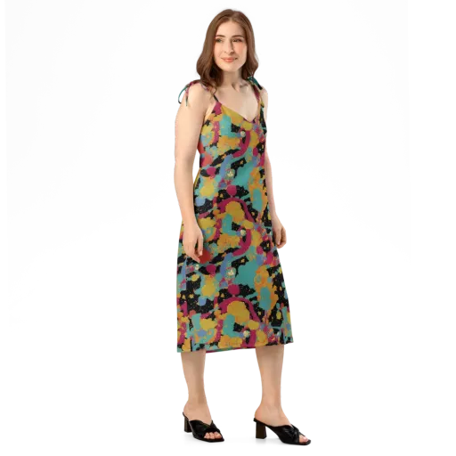 Saturated Reverie on a Slip Dress