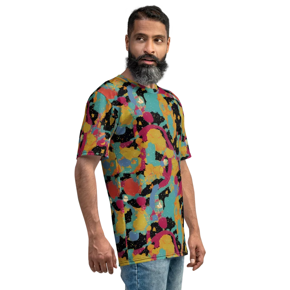 Saturated Reverie on Men's Crew Neck T-Shirt — Right