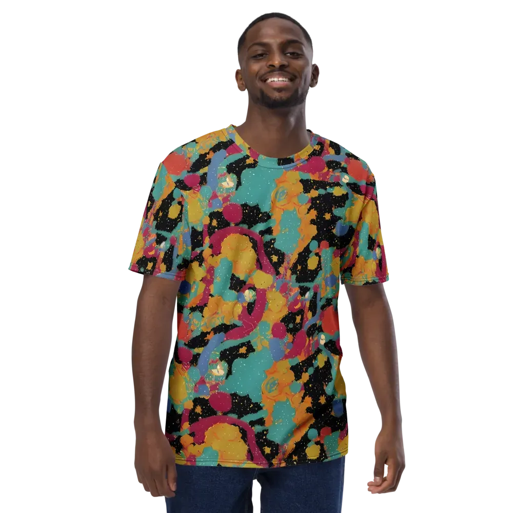 Saturated Reverie on Men's Crew Neck T-Shirt — Front