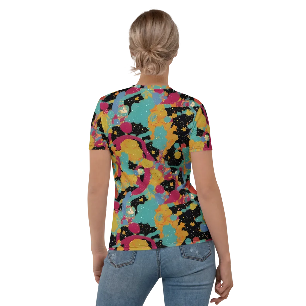 Saturated Reverie on Women's Crew Neck T-Shirt — Back