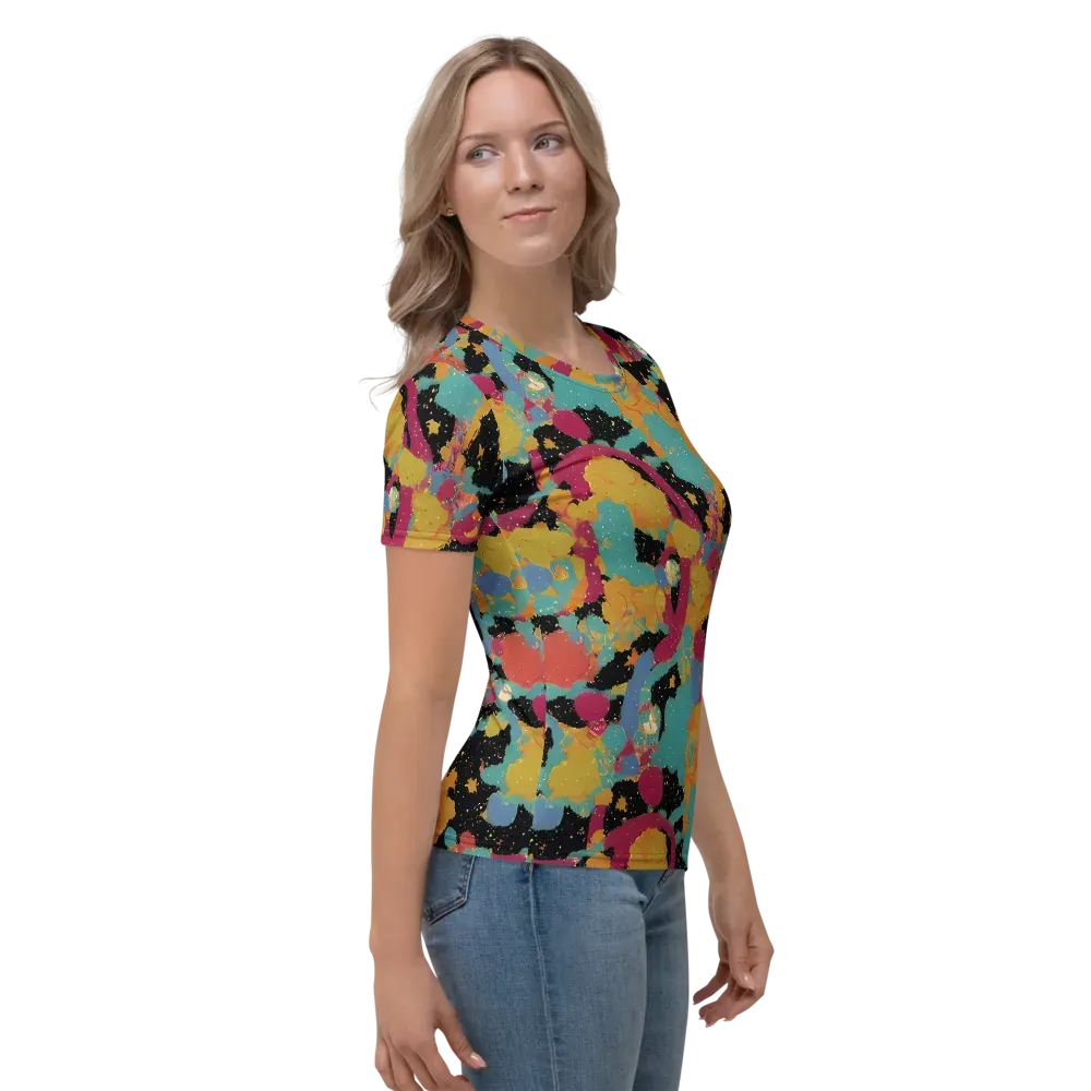 Saturated Reverie on Women's Crew Neck T-Shirt — Right