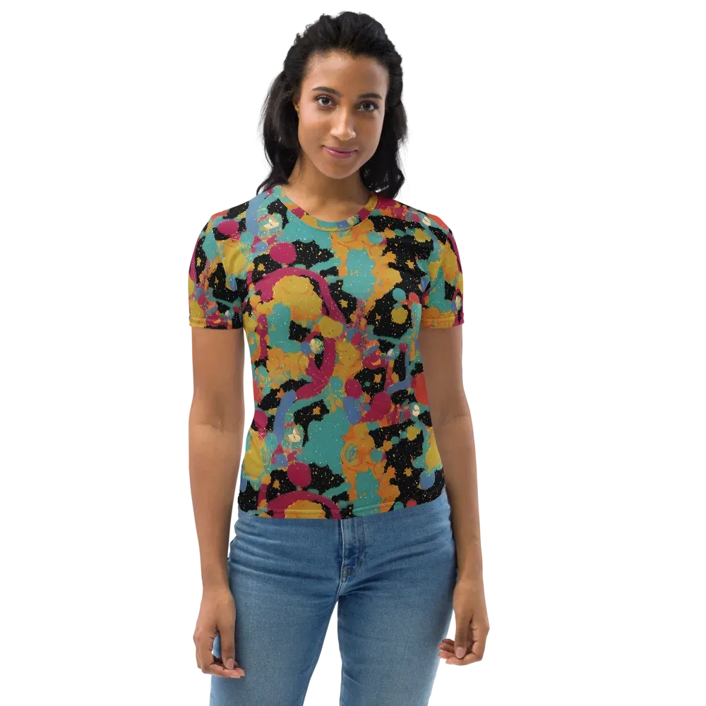 Saturated Reverie on Women's Crew Neck T-Shirt — Front