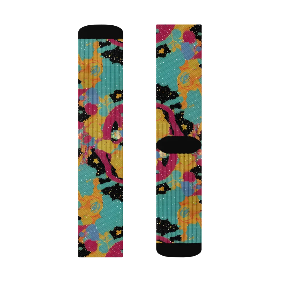 Saturated Reverie on Socks — Right Sock