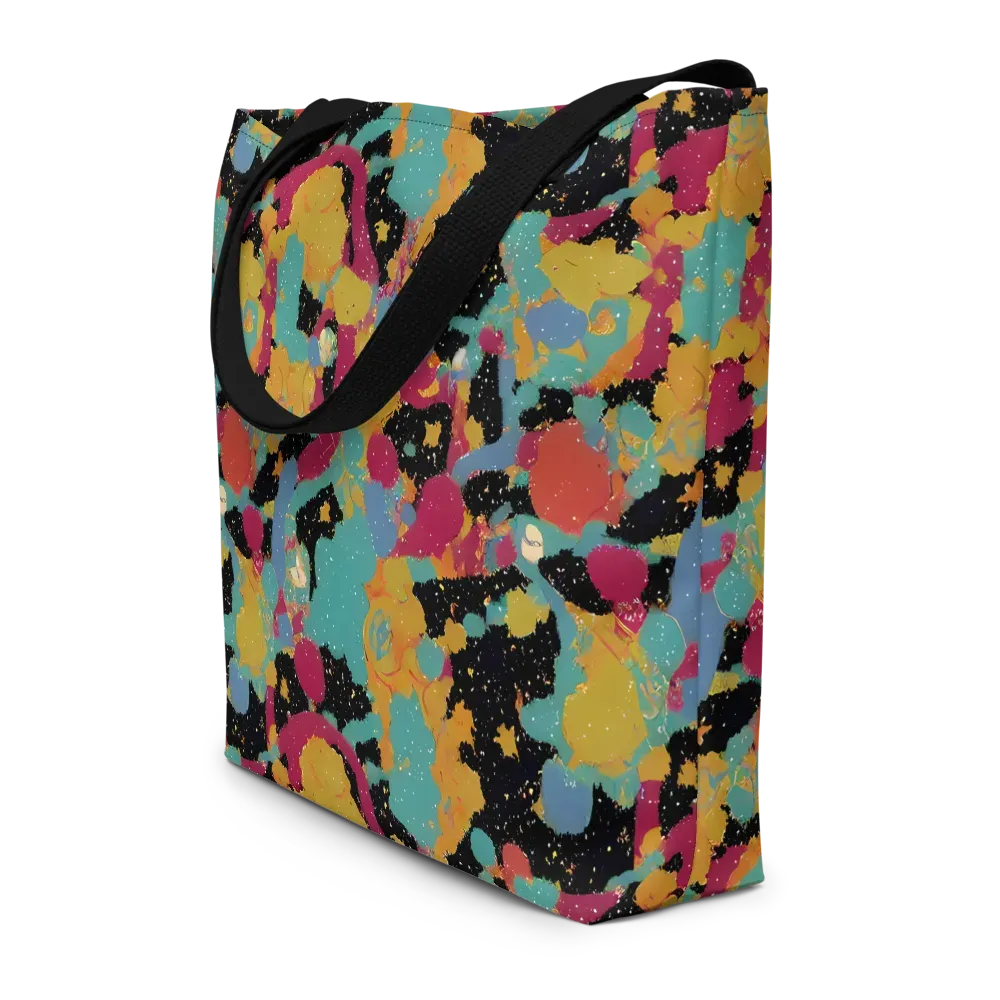 Saturated Reverie on Large Tote Bag W/ Pocket — Front