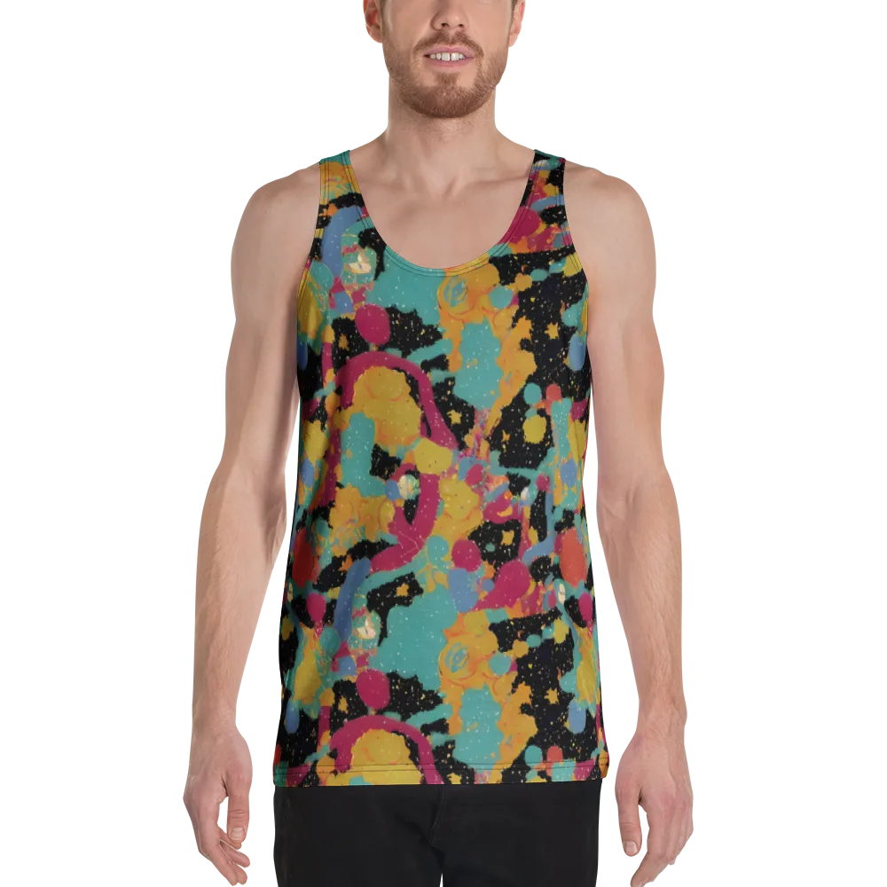 Saturated Reverie on Men's Tank Top — Front