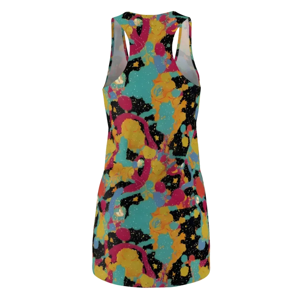Saturated Reverie on Racerback Dress — Back