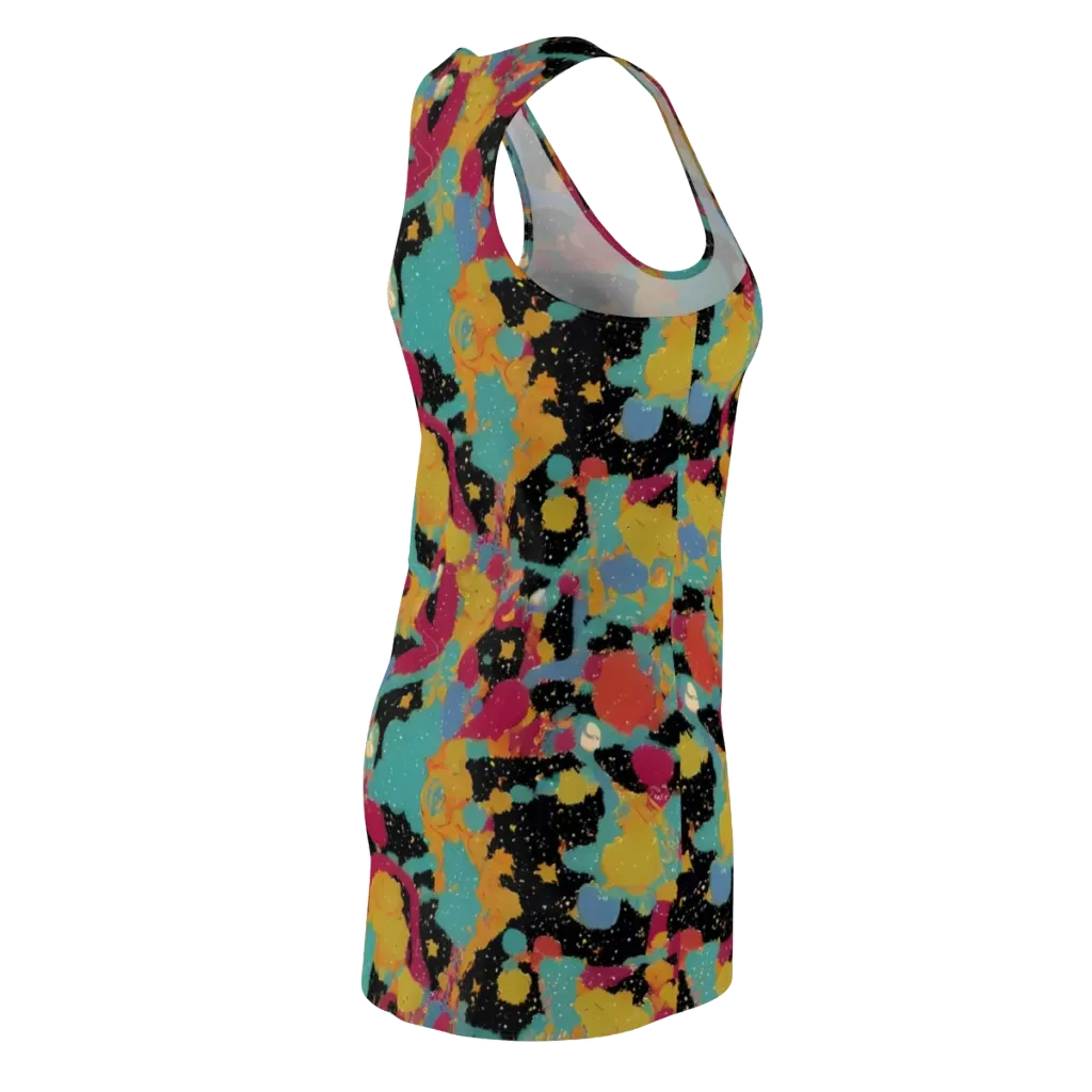 Saturated Reverie on Racerback Dress — Back Side