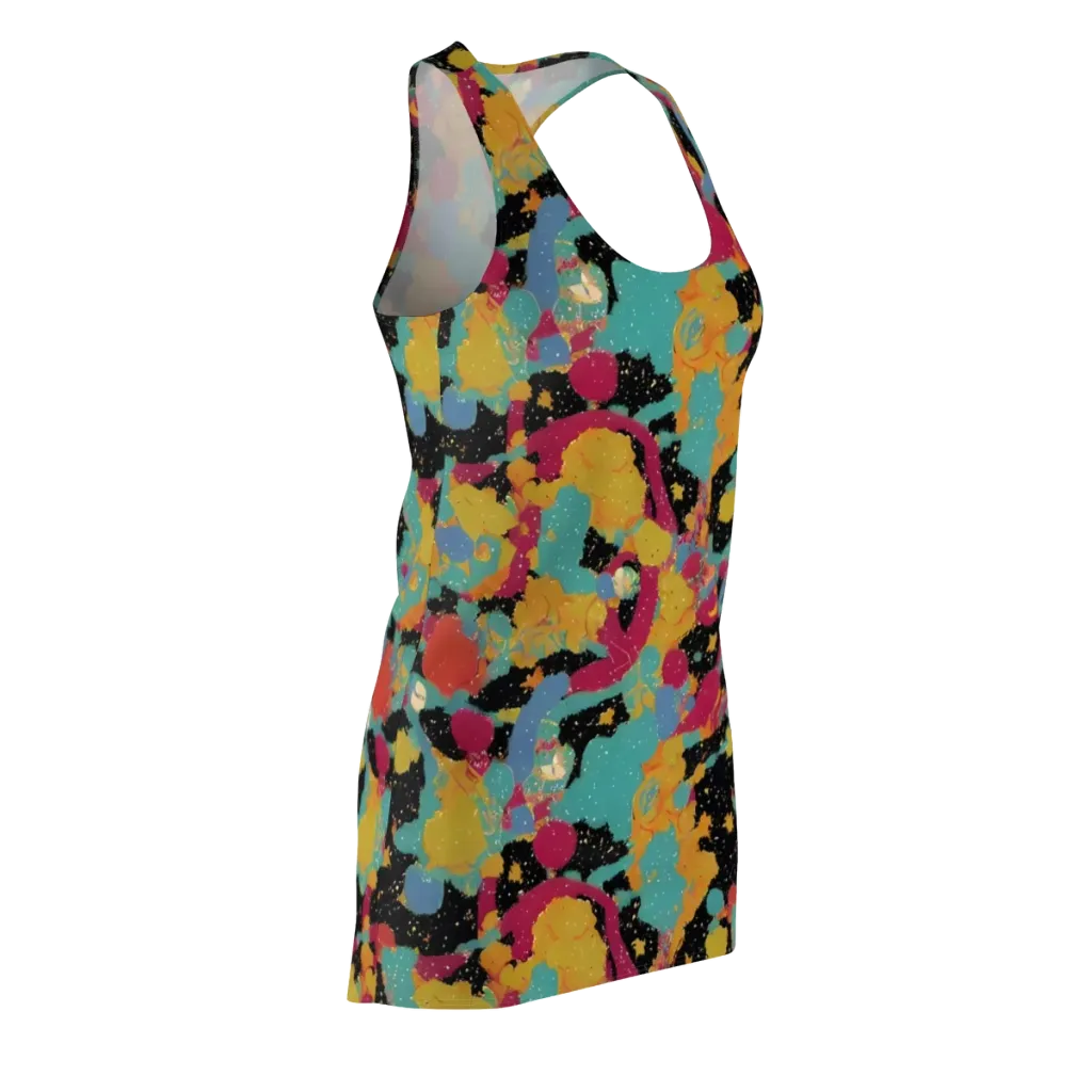 Saturated Reverie on Racerback Dress — Front Side