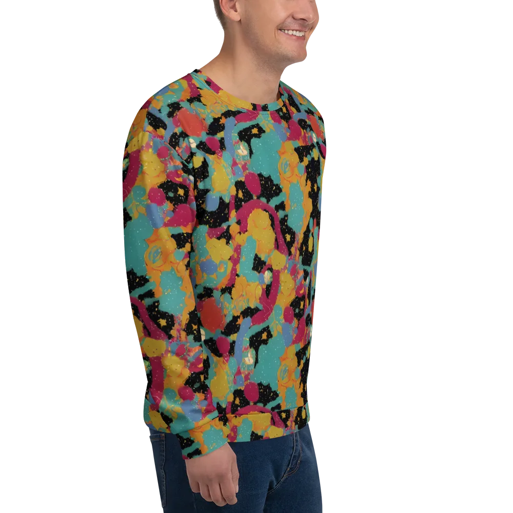 Saturated Reverie on Sweatshirt — Right Front