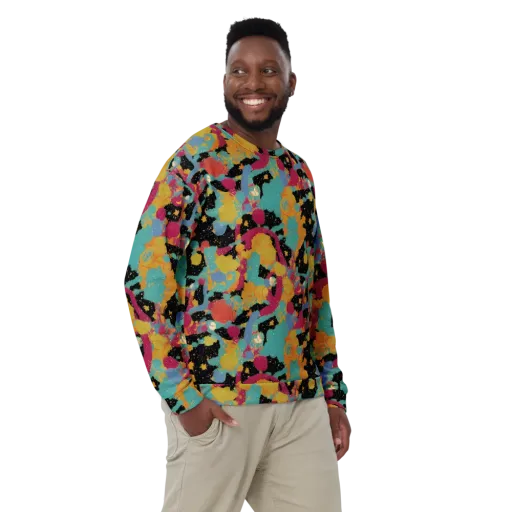 Saturated Reverie on a Sweatshirt