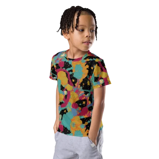 Saturated Reverie on a Kids Crew Neck T-Shirt