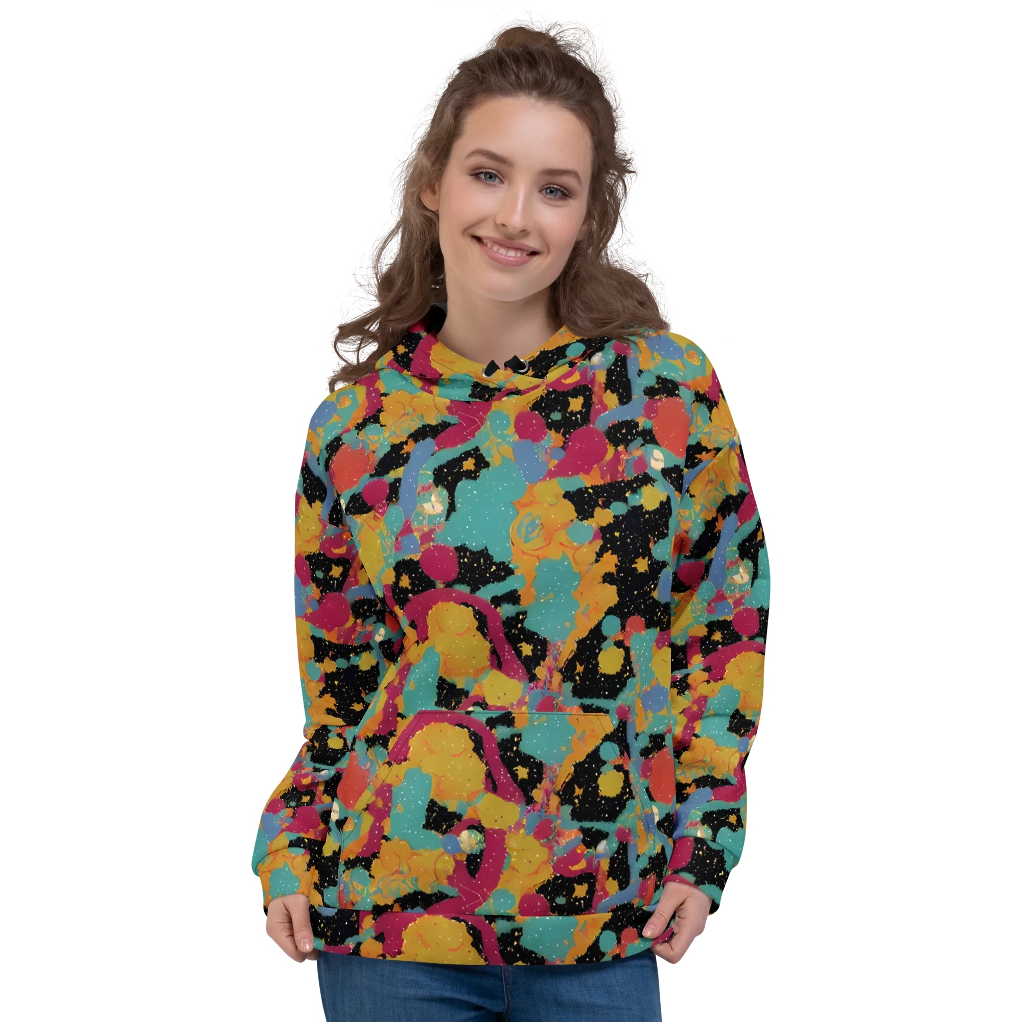 Saturated Reverie on Hoodie — Front