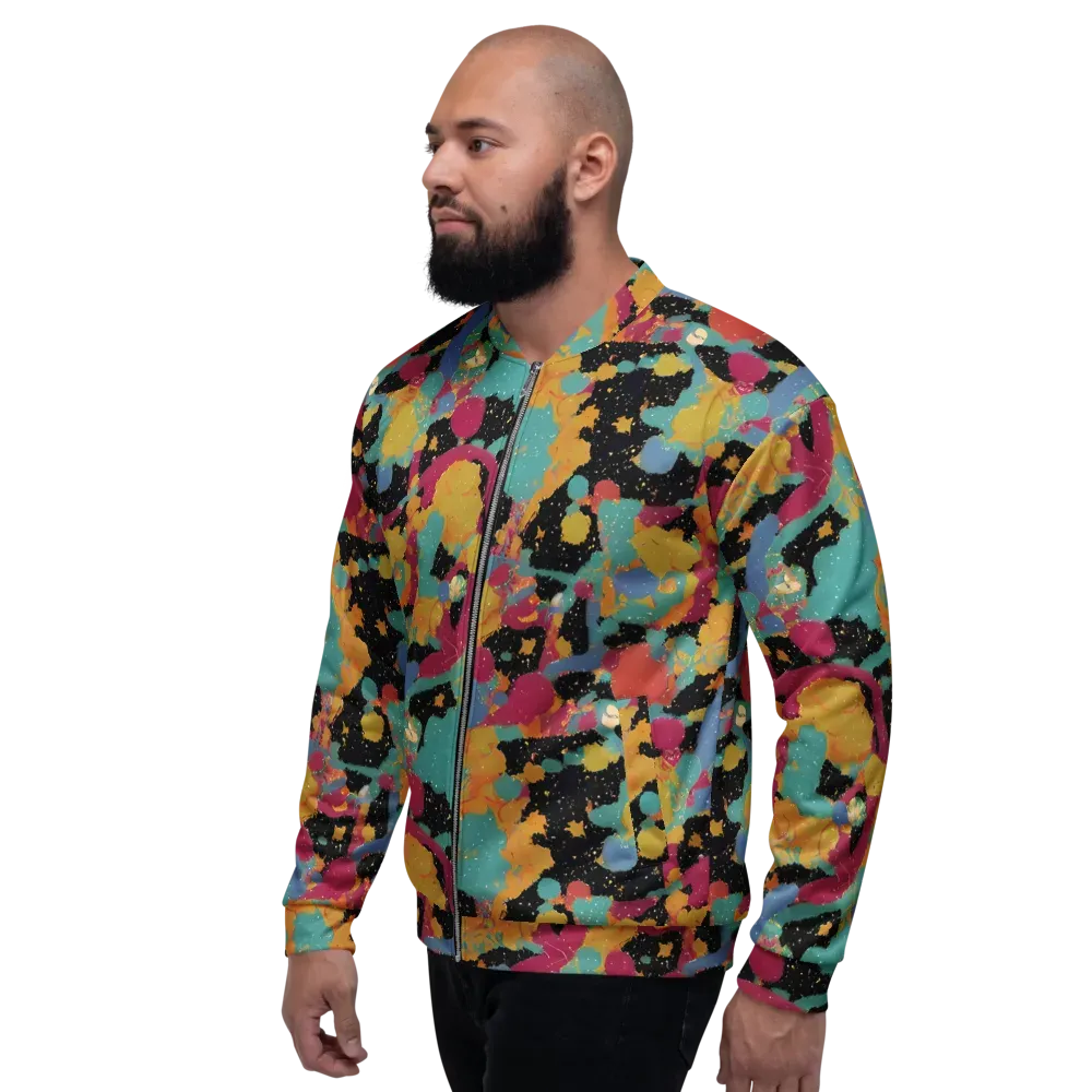 Saturated Reverie on Bomber Jacket — Left