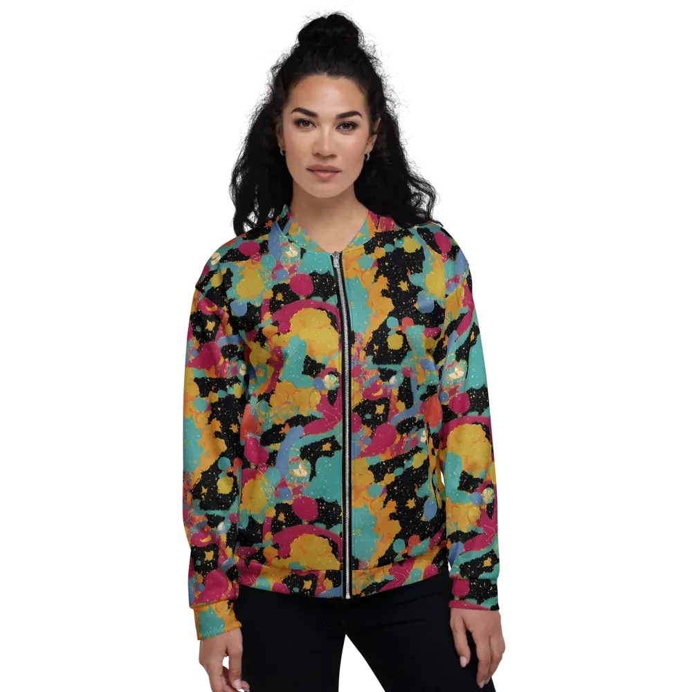 Saturated Reverie on Bomber Jacket — Front