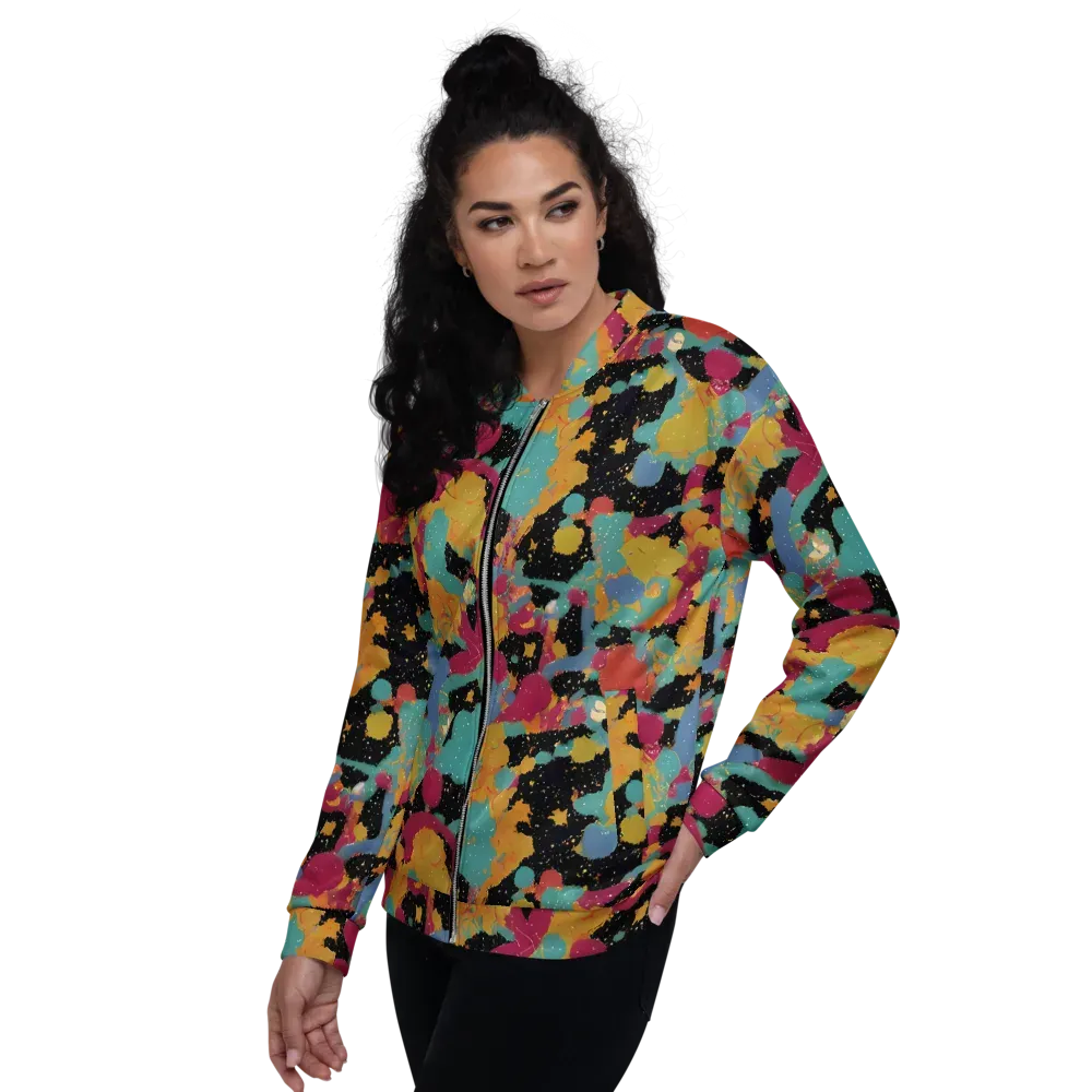 Saturated Reverie on Bomber Jacket — Left