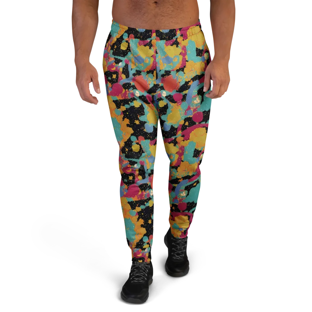 Saturated Reverie on Men's Joggers — Front
