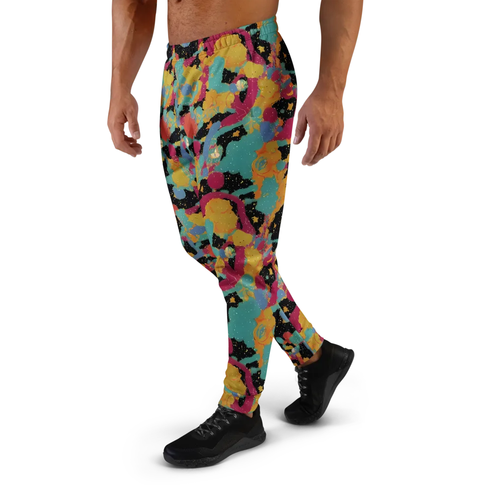 Saturated Reverie on Men's Joggers — Left