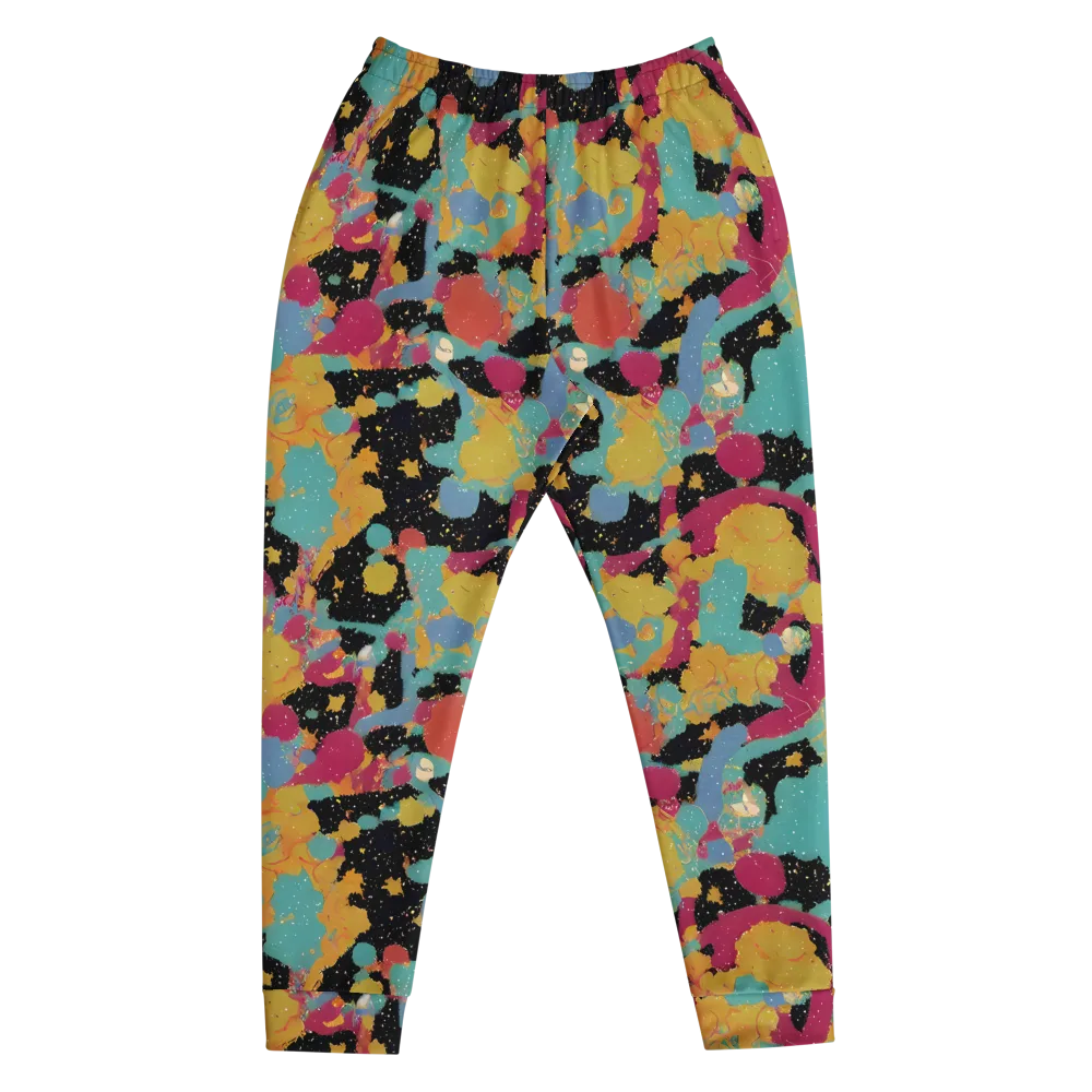 Saturated Reverie on Men's Joggers — Front