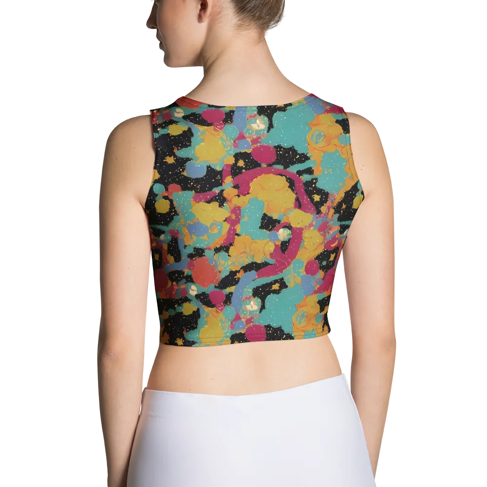 Saturated Reverie on Crop Top — Back