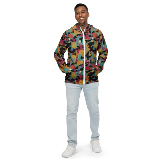 Saturated Reverie on a Men's Windbreaker
