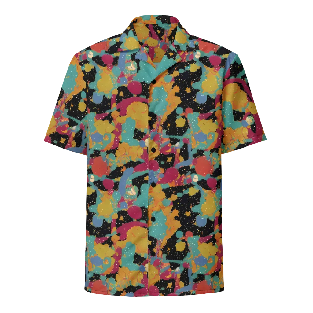 Saturated Reverie on Button Shirt — Front